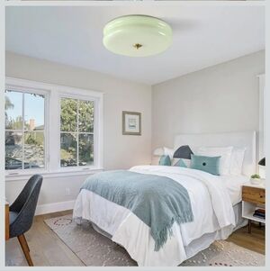 NEW! KCO Mint Green Flush Ceiling Light